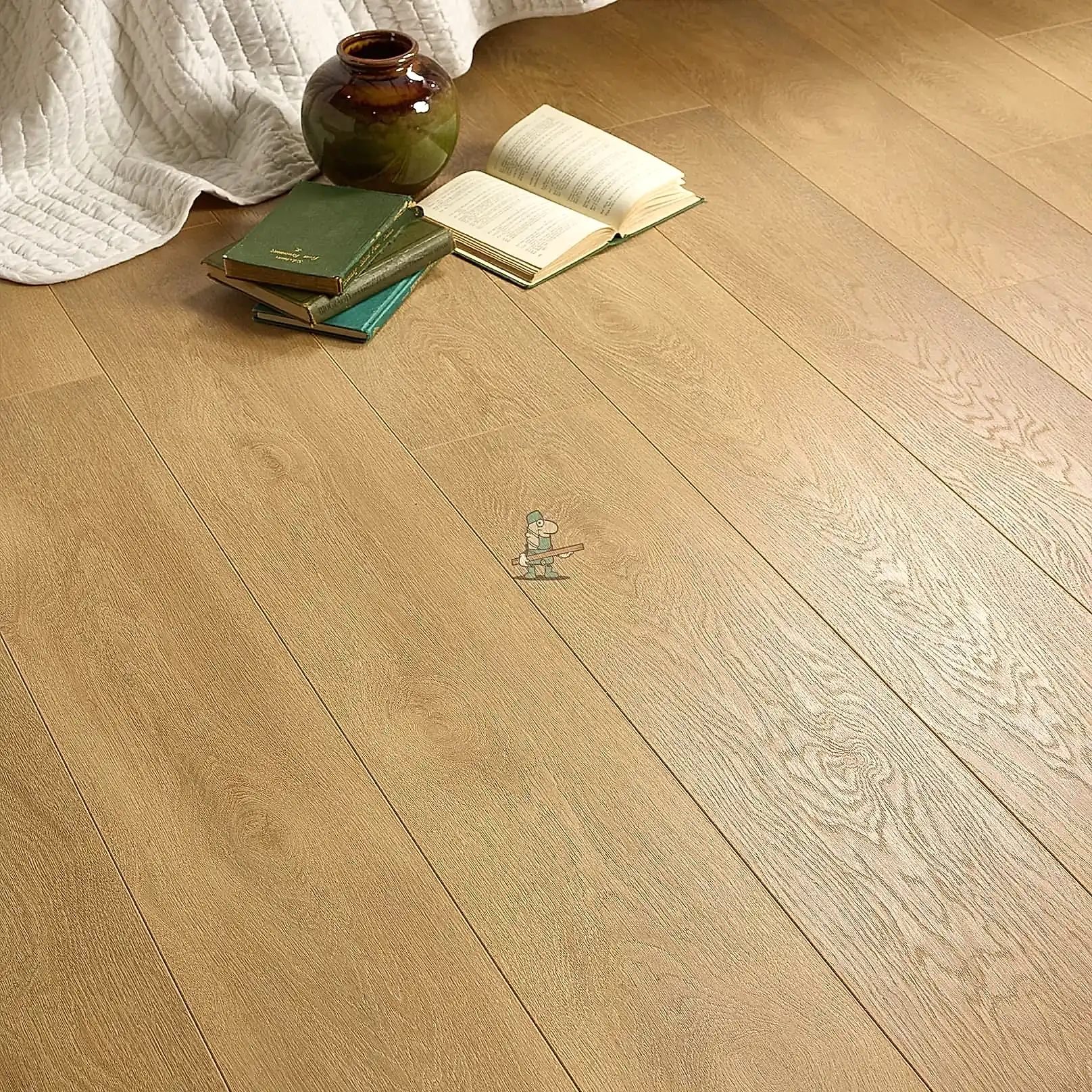 Premium 12mm Camel Oak AC5 Laminate Flooring