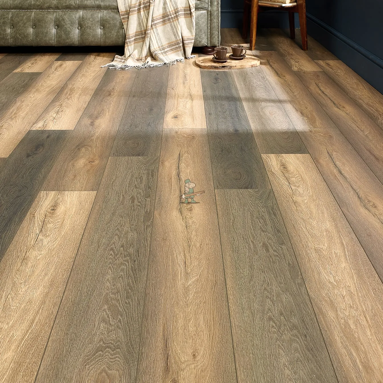 Premium 12mm Foundry Oak AC5 Laminate Flooring